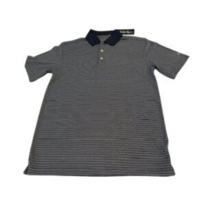 Polo Men's Black Striped - Size Small - NWT - Classic & Stylish